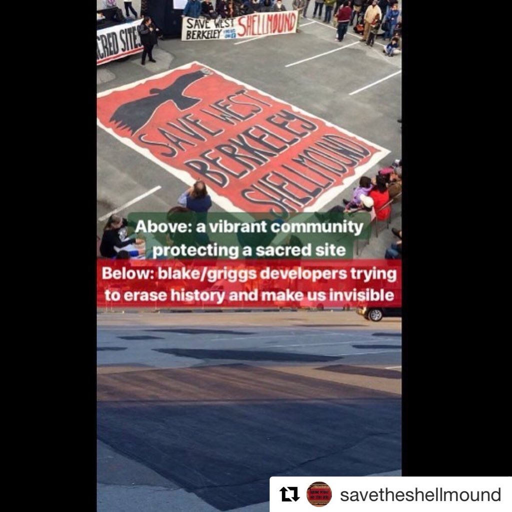WBShellmound's tweet photo. All out #TODAY for a 🚲 ride + raffle to #SavetheShellmound! We will reclaim this space!! 1900 4th Street, #Berkeley at 10am. https://t.co/q7zuGmlpoH
