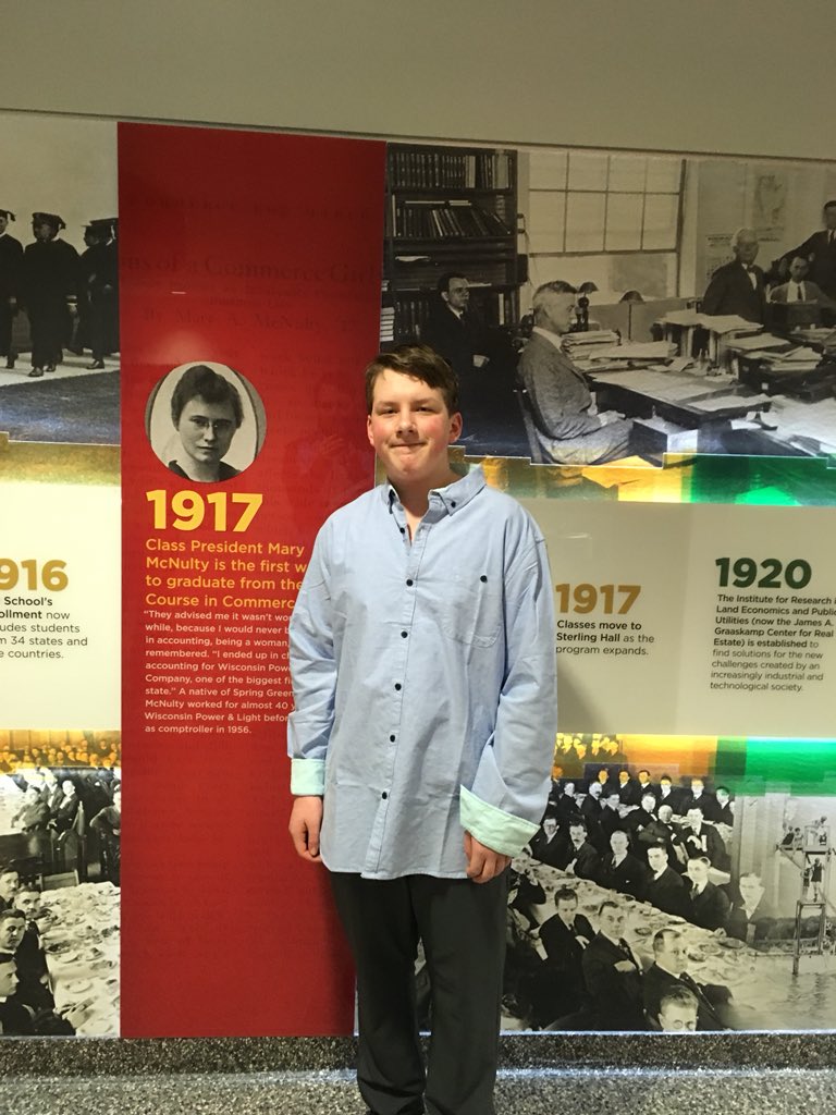 Allen20Jc's tweet photo. Bay View students competing at NHD state event in Madison today! https://t.co/GAmL7qlcZx