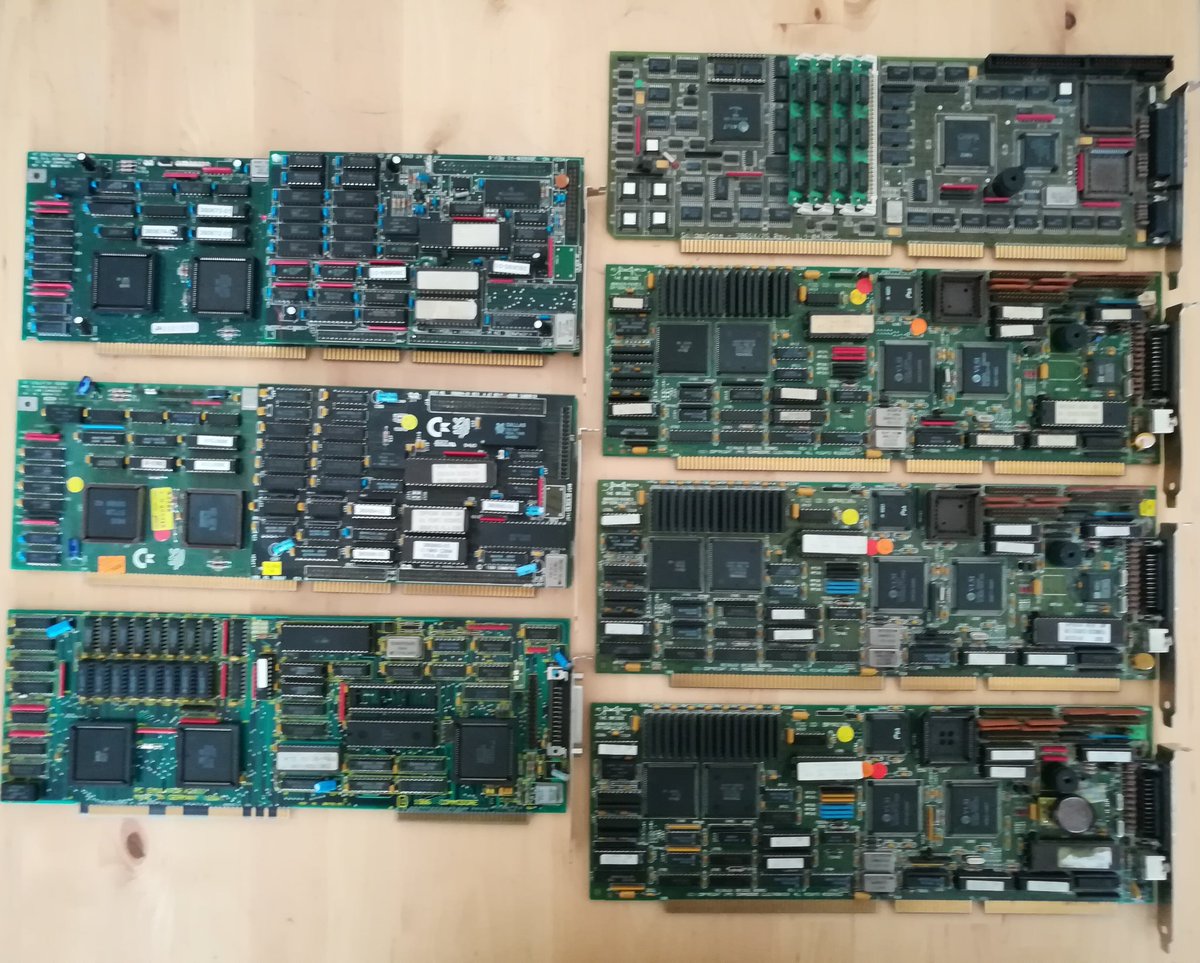Is there such a thing as owning too many PC bridges for Amiga? (Mostly courtesy of <a href="/rATdrAg0n/">Földesi Péter</a>) #retro #hardwarepr0n