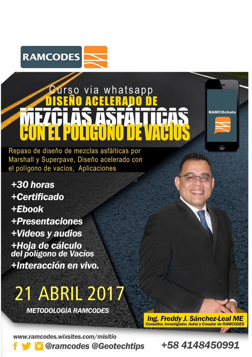 saintloyal's tweet photo. Ya empezamos una nueva edición del curso de diseño acelerado de mezclas asfálticas con el polígono de vacíos.

Tenemos participantes de Bolivia, Guatemala, México, Perú, EE. UU., y Venezuela.

Transmitimos desde Zapopan, Jalisco, México 🇲🇽 

#RAMCOChat https://t.co/v38h30u72X