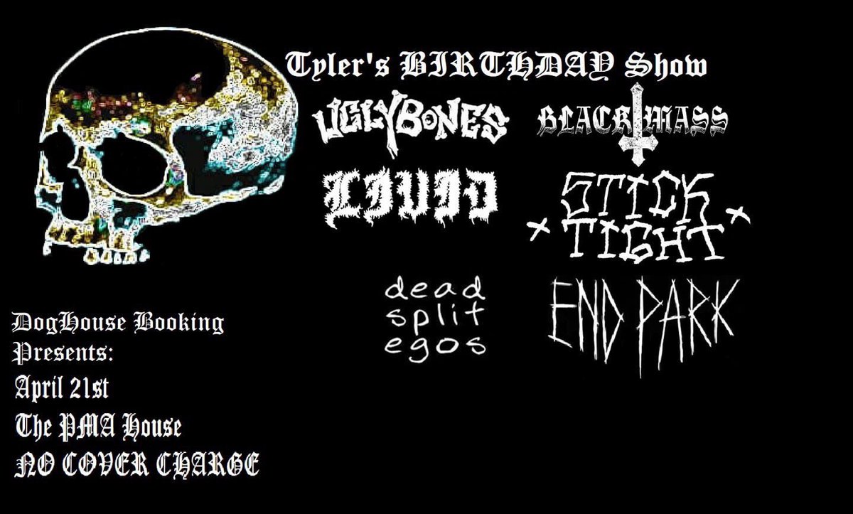 Tonight we are playing in Sheboygan, WI for the last show at the PMA House. Come hang out!