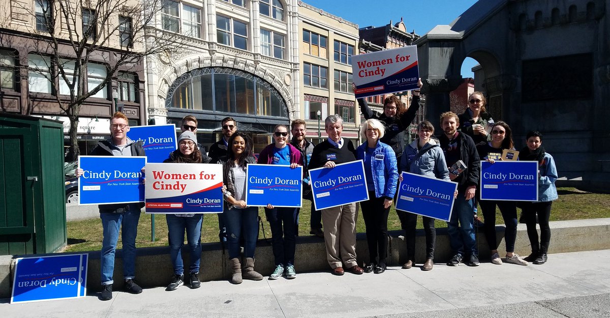 Doran4Assembly's tweet photo. Beautiful Saturday for a rally! Ready to get out the vote district-wide. Thanks to @SenatorBreslin for joining us! https://t.co/Xs5JOqIgIE