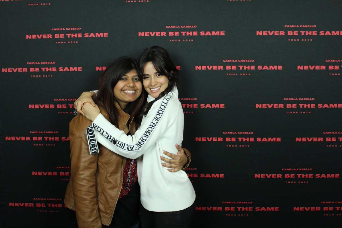 CCabelloNews's tweet photo. Camila with fans at the #NBTSTourMinneapolis Meet and Greet yesterday #2 https://t.co/eImQxr6FsU