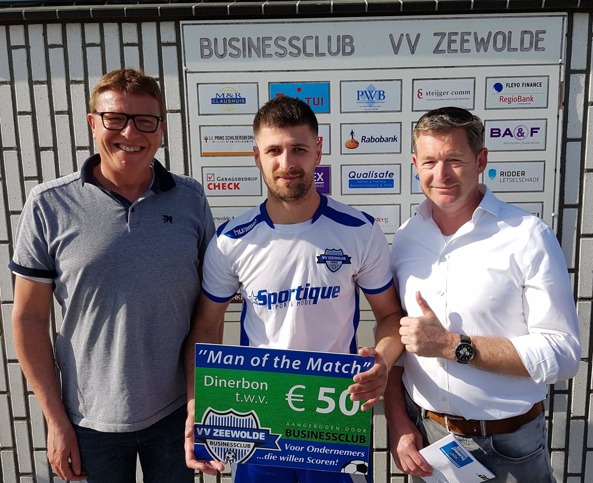 Man of the Match (VVZ - De Paasberg 4-0) verkozen door wedsrijdsponsor <a href="/LentinkDeJonge/">Lentink De Jonge</a> : Jasko Etemovic!