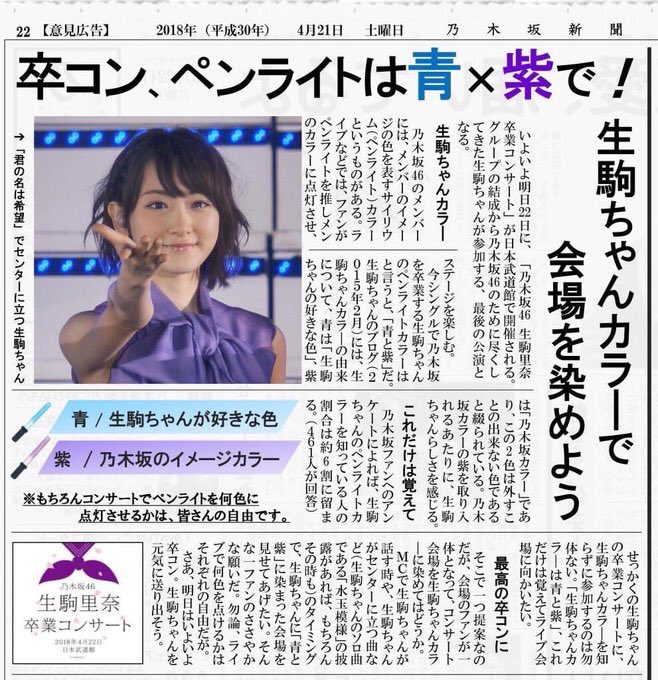 生駒里奈卒業コンサート ライブビューイング 女性アイドル