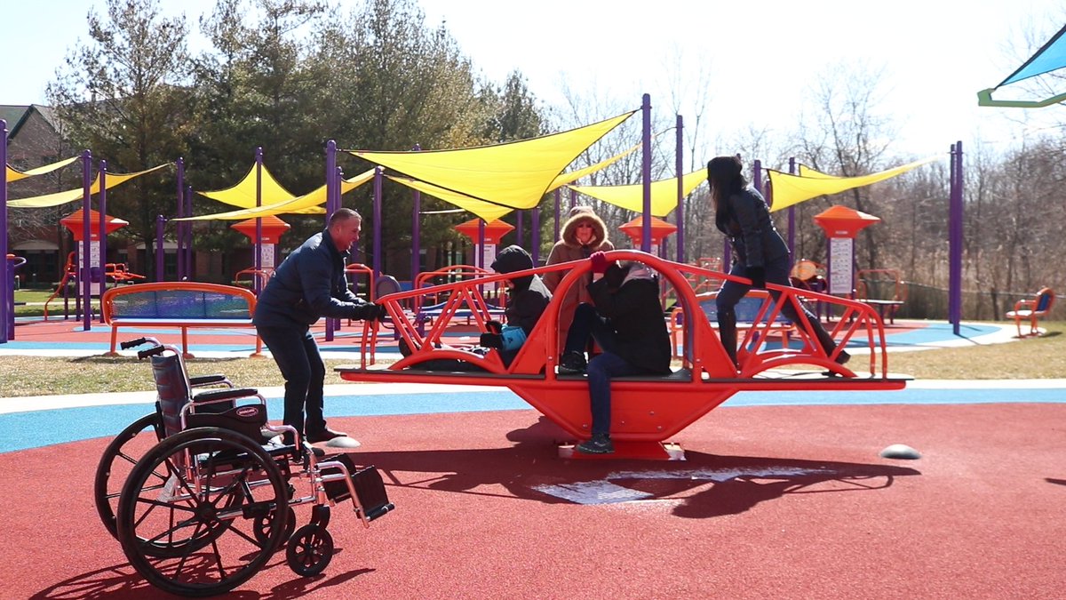 SKVReports's tweet photo. A day at the park for a playground builder and his new friend. Stay tuned for the upcoming documentary, A playground builder's secret. #jrnc18 https://t.co/Cvw73wOLA7