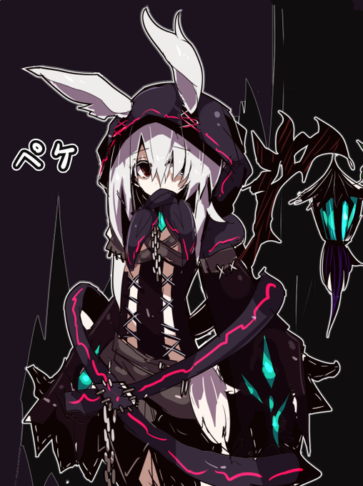 >自身の性癖ブッパでオリキャラを描いたらどうなりますか?
私、気になります! https://t.co/fhRXU0WpUM #odaibako_HebiKujira

僕私オ魔募にパステルメリーと一緒に送ったペケちゃん。うさみみとか白髪とかローブとか色んな性癖に気付かせてくれた思い出深い子。 