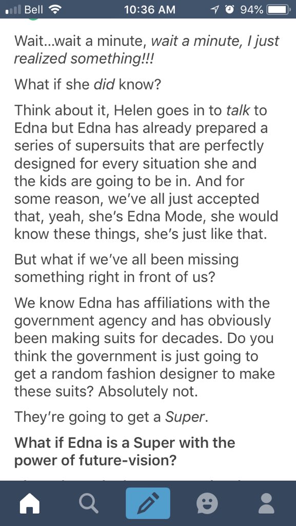 webofem's tweet image. So I just spent two hours of my life reading fan theories and conspiracies about Incredibles 2 but no regrets tbh 🤷🏼‍♀️