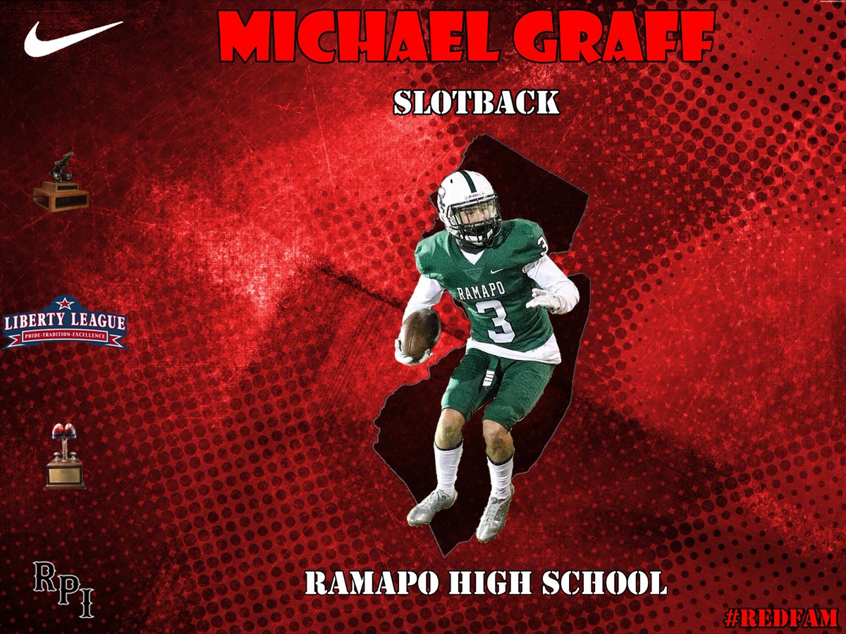 RPIFootball's tweet photo. Weclome Michael Graff from Ramapo in NJ!
Mike is a polished receiver who will make an impact all over the field! Excited to add another Jersey Baller to the #REDFAM! https://t.co/EzivVOki78