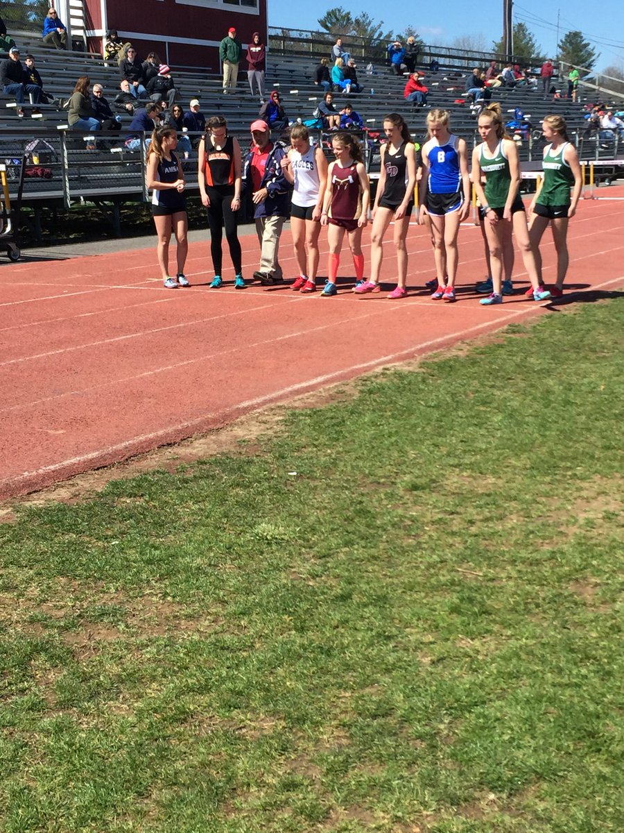 Molly Squire with a 3rd place finish in an unofficial time of 12:57.72
