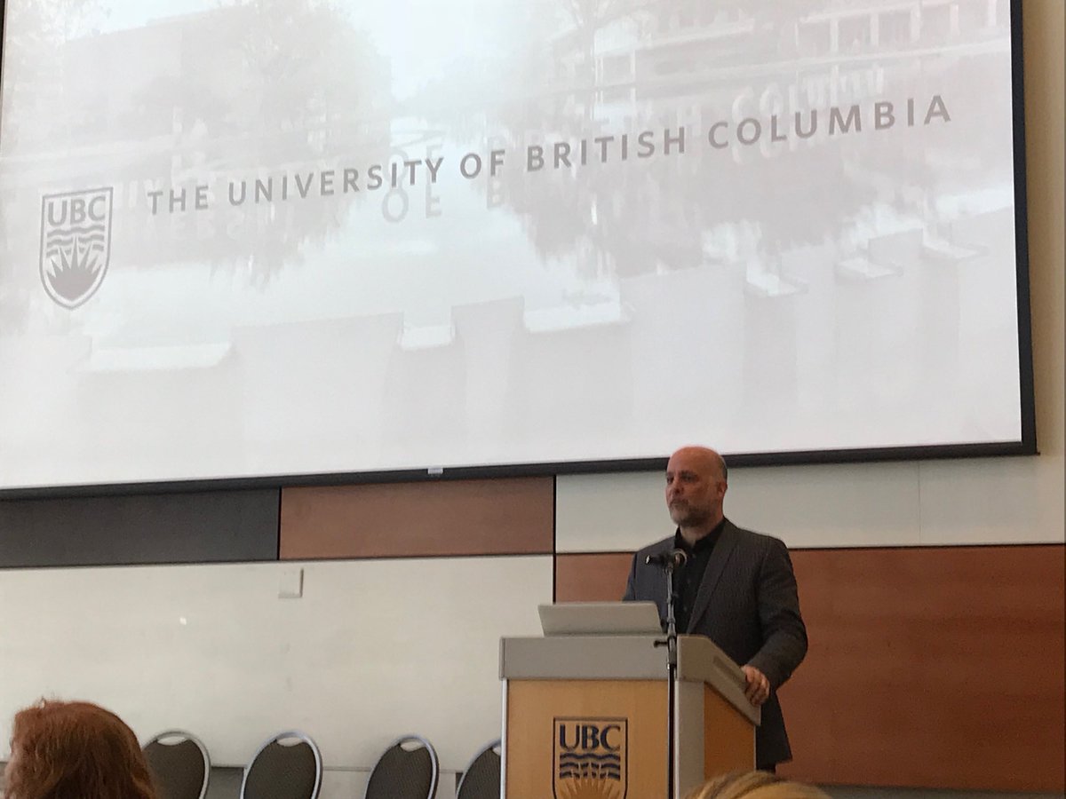Opening address from Andrew Arida, Director of Recruitment and Admission at UBC. Gonna be a great day on the Okanagan campus! #CISCBC2018