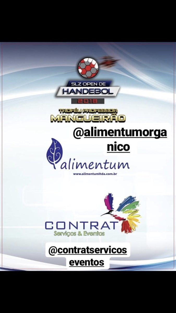 ContratSE's tweet image. Slz Open de Handebol 2018- Esse ano a competição conta com a participação de 35 equipes inscritas dívidas nas categorias Juvenil, Adulto e Master.Aproximadamente 700 atletas e professores participando do evento, que se inicia no dia 21 de abril e vai até o dia 1° de Maio.São Luís