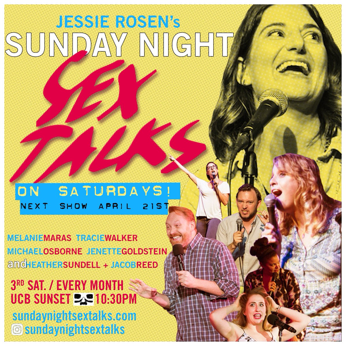 TONIGHT! 10:30! <a href="/ucbsunset/">UCB Sunset</a> It's a 🔥🔥 <a href="/SNSTalks/">Sunday Night Sex Talks</a> on the theme SOLO