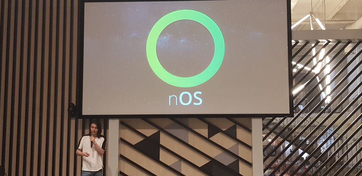 Yesterday, nOS founder <a href="/Deanpress/">dean, vrf dev md</a> presented the $NEO powered operating system in Madrid, Spain. 

Make sure to sign up at nos.io to receive our email newsletter report!