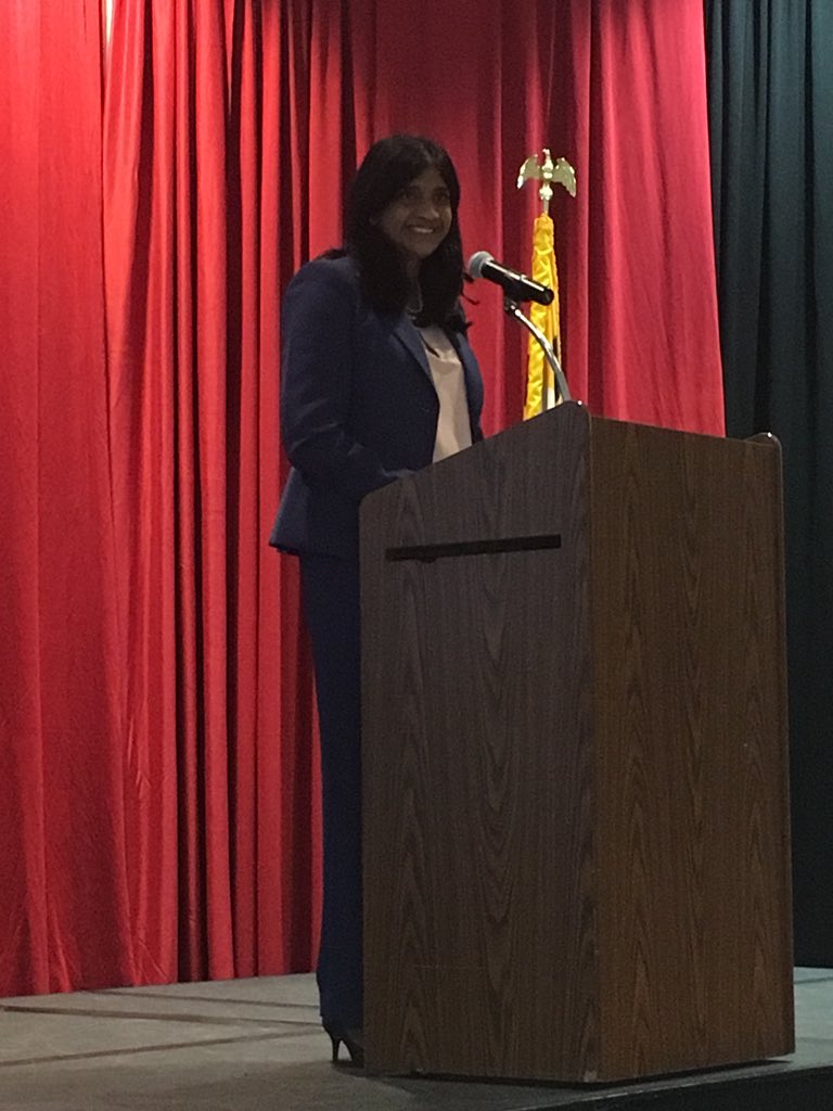 demand_dissent's tweet photo. @arunamiller is up! And sharing her American story. #DemSummit2018 https://t.co/piE7IdTKUW