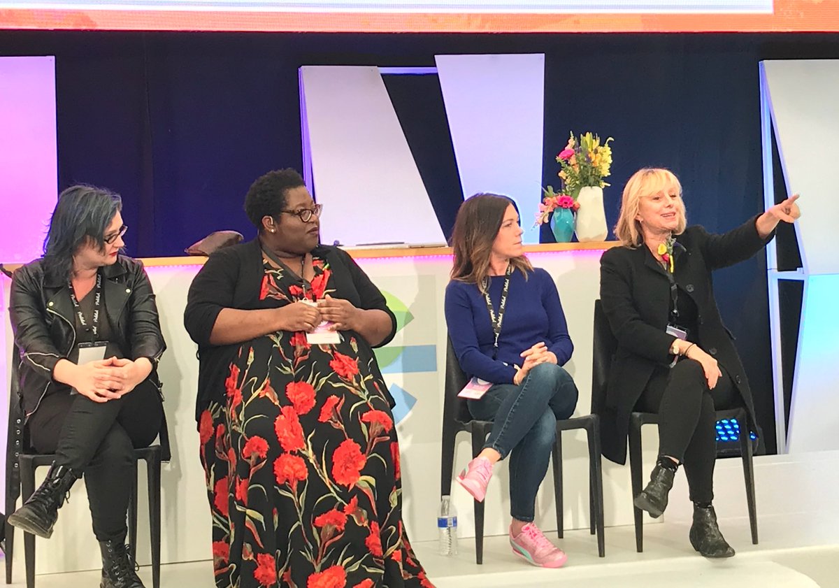 A dynamic panel from four phenomenal women in the food industry. Thank you for joining us today. #LALC2018 #BeTheChange