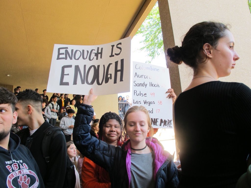 PlanoWalkout's tweet photo. you all are the future!! #NationalSchoolWalkout @PlanoWalkout 🧡 https://t.co/OtDwQCEIGG