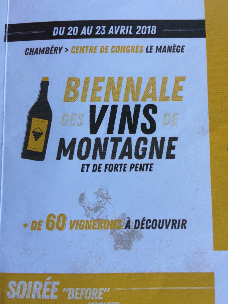 SavoieMontBlanc's tweet photo. Une 50aine de viticulteurs rencontrent les chambériens ce week end au Manège pour la Biennale des vins de montagne et de forte pente. Ce samedi la soirée s’annonce douce pour Chambéry by Wine. Rdv à partir de 17h place Métropole pour une flânerie alliant vin musique et patrimoine https://t.co/DQWfQjCTmR
