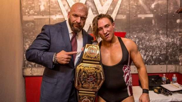 OfficialGGE_'s tweet photo. BREAKING NEWS: Today at the #GGENXT TakeOver #WarGames Access show, @PeteDunneYxB recaptures the #UKTitle against @WWENeville! https://t.co/e4UoaDdzsR