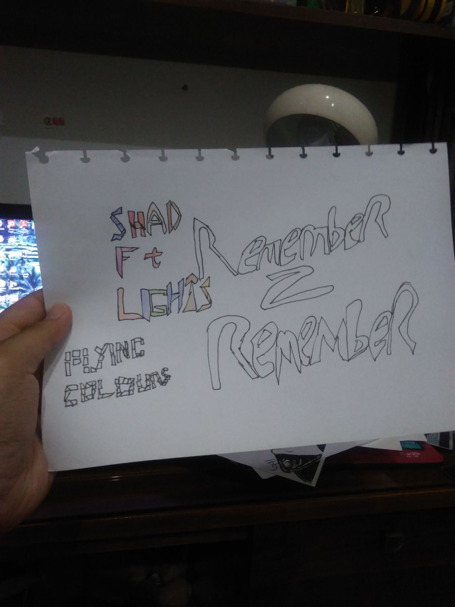 tonnyronald's tweet photo. Throwback my Drawing @shadkmusic Remember 2 Remember feat. @lights my Favourite track from Flying Colours album. #lightsarmy #lightsbokan #shad #shadkmusic #flyingcolours #remember2remember #doodles #handmade https://t.co/4BUfi4TdDZ