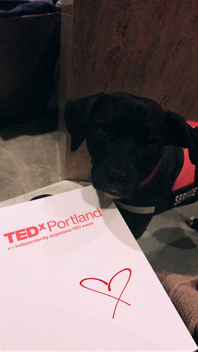 mkshimada's tweet photo. At @TEDxPortland with the company of my trusted steed https://t.co/zXa4fPvQck