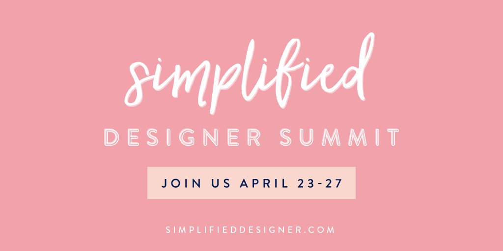 The Simplified Designer Summit starts on Monday and will help you simplify what you're already doing in your design business to become more efficient, profitable, + stress-free! Get your FREE ticket >> buff.ly/2uzCgLU