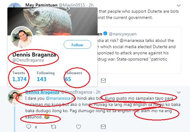 OwenniethePooh's tweet photo. @DenzBraganza @Maylin0915 @ATajum @mariaressa your are definitely a #troll... with nonsense #violent #fallacious and #deflective replies to halt and intentionally making the conversation retarded...points highly probable a #PaidTroll #ByeFelicia until you answer the question with honest and reasonability https://t.co/r2VPe8dnXb