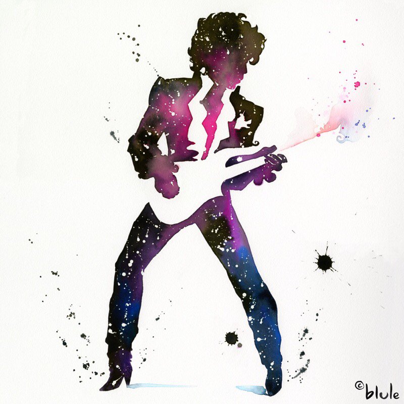 One more year. Time keeps on going and we still miss him a bit more every day. Let's celebrate in his name today (and tomorrow, and the day after…)
Reproduction Of A New Breed (2017-On The One) #prince #watercolour #illustration