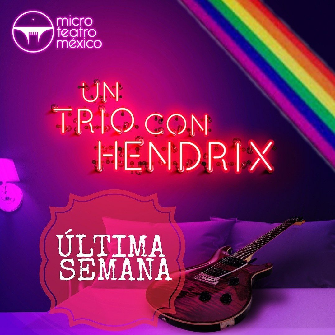 trioconHendrix's tweet photo. Queremos que nuestras últimas funciones sean especiales. Así que hoy traemos un versión diferente de Un Trío con Hendrix. Recuerda sala 10 de @MicroTeatroMex a partir de las 7pm

#porRock #Microteatromex #SomosMicroteatro #loveislove https://t.co/8YBuajNJoz