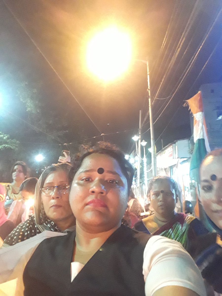 DolanDasINC's tweet photo. Today at 6 p.m. Black Day is observed by WBPMCC President Smt. Subrata Dutta with candle light march  for Unnao,Kathua and all other rape cases happening in recent past in presence of General Secretary of WBPCC Smt.Krishna Debnath and other eminent Mahila Congress leaders . https://t.co/tckvWQrI6H