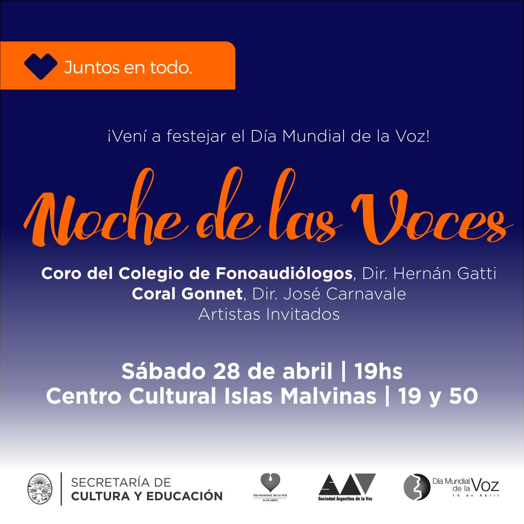 Sociedaddelavoz's tweet photo. Los invitamos a todos al cierre de campaña 2018. Gracias a todos por ser parte!!! 😃😃 #DiaMundialdelaVoz #DMV2018 #Todalavidaconvoz https://t.co/XHV7N8fYSX