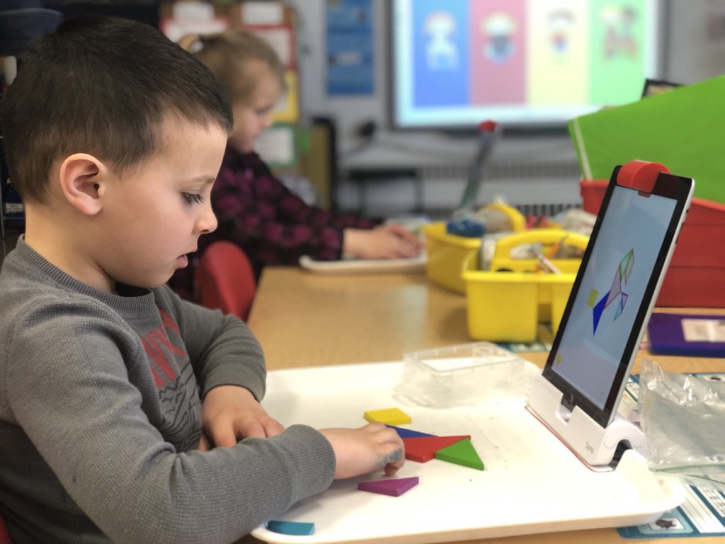 cheekmw16's tweet photo. Love when we switch gears to geometry in math and bust out @OsmoTangram Students falling in love with a different @PlayOsmo game! #tangibleplay #osmoambassador #JCLEARNERS https://t.co/Y1qoMLL6Hn