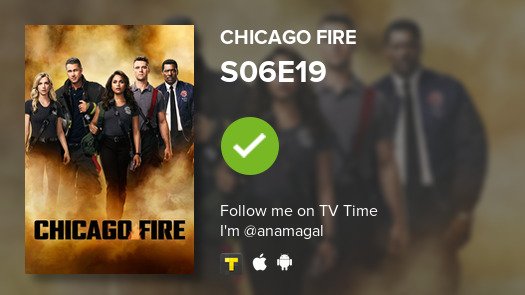 anamagal's tweet photo. #Seriando - Assistindo Chicago Fire S06E19 Where I Want to Be! #chicagofire #tvtime https://t.co/UvSys39NdP https://t.co/uSPcIev1GX