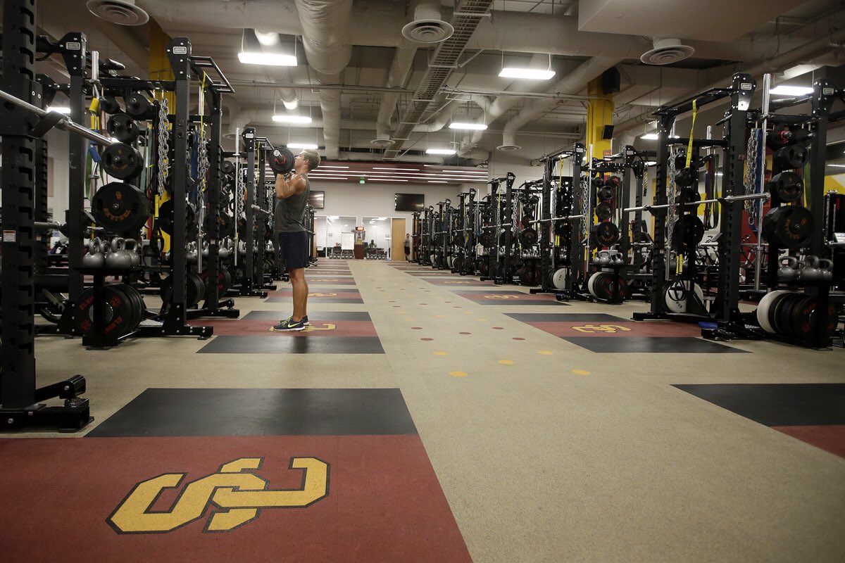 fields_baseball's tweet image. University of Southern California weight room. #DI #PAC12 #USC #Trojans