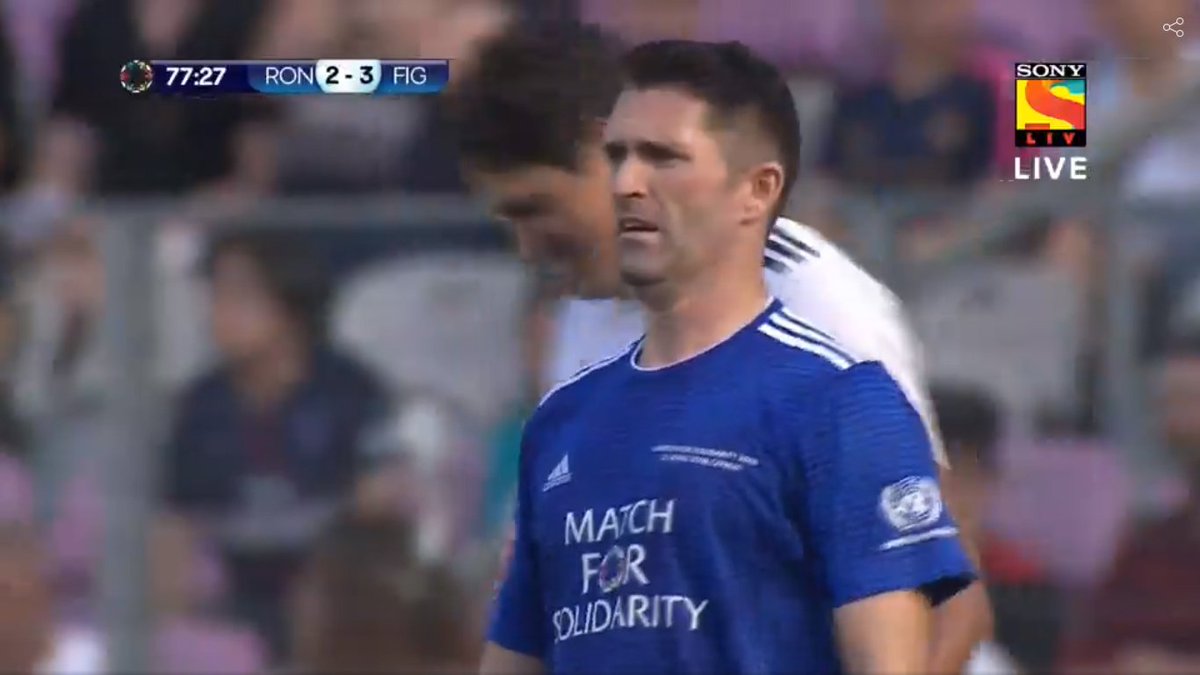 atk_dna's tweet photo. Robbie Keane in action at the inaugural UEFA United Nations Match for Solidarity. FC Goa legend Robert Pires along with world-football legends Ronaldinho, Luis Figo and Eric Adibal were also a part of this game.

#RobbieKeane #kingrobbie #ATK #AamarBukeyATK #UEFA https://t.co/DxQd7cM9cl