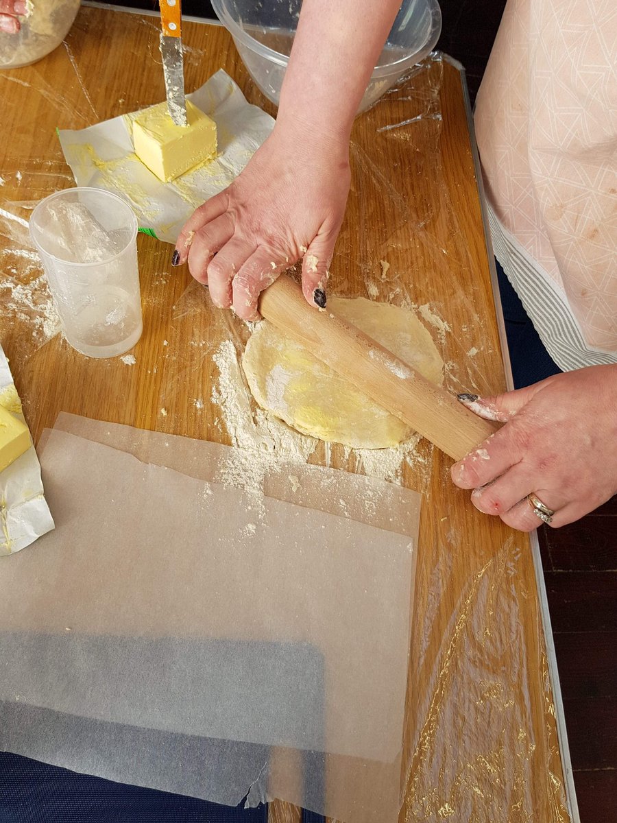 AnnetteNeed's tweet photo. Thank you to everyone who came to #Saturdaycookclub lots of #messy #fun #pastry #homebakingfun.🌞x https://t.co/lFUVwyS4c5