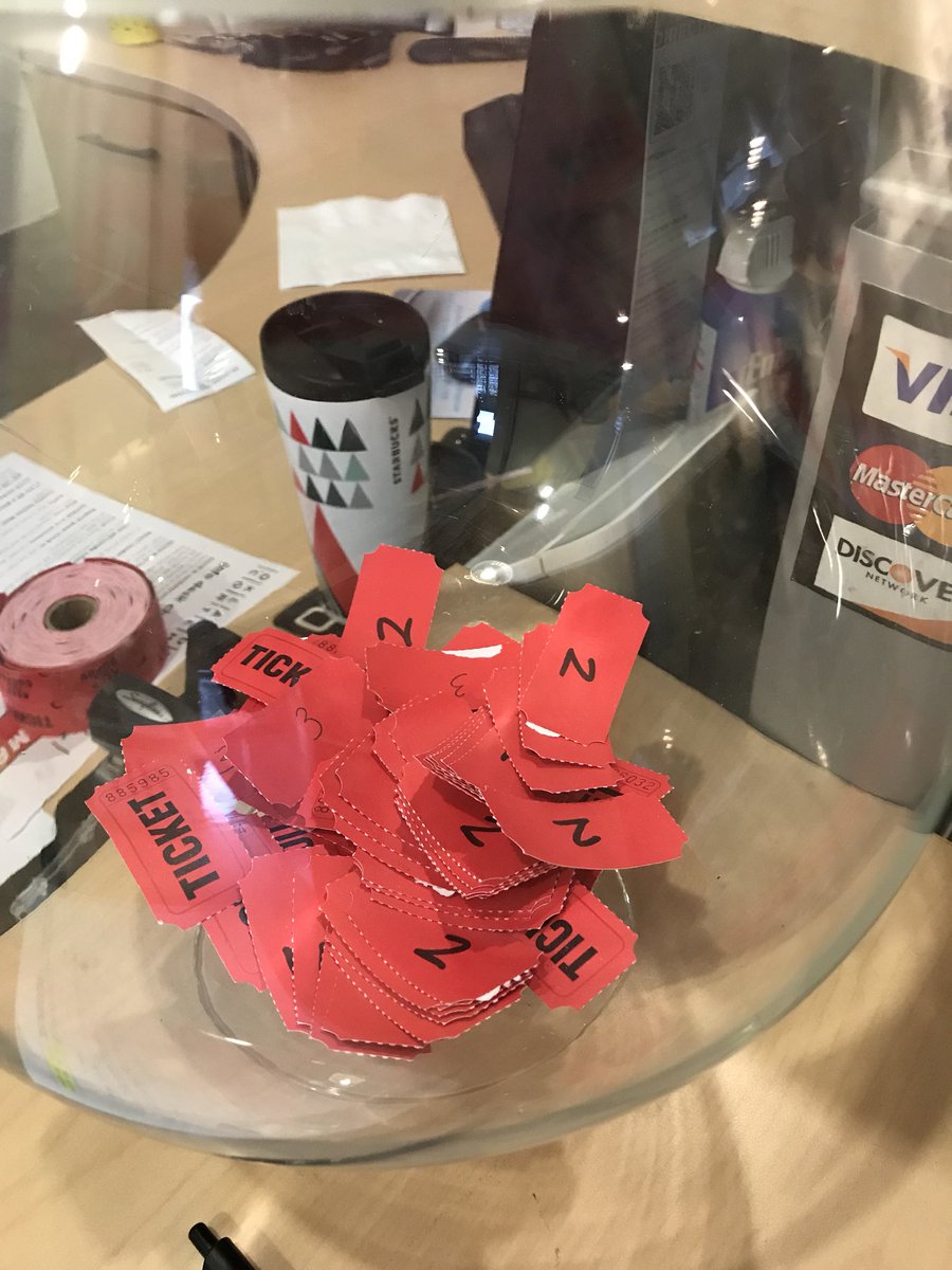 OKContemporary's tweet photo. All kinds of cool raffle prizes from artists and local businesses. Buy your ticket at #ContempCon (admissionks free)! https://t.co/bWmPqXbyDI
