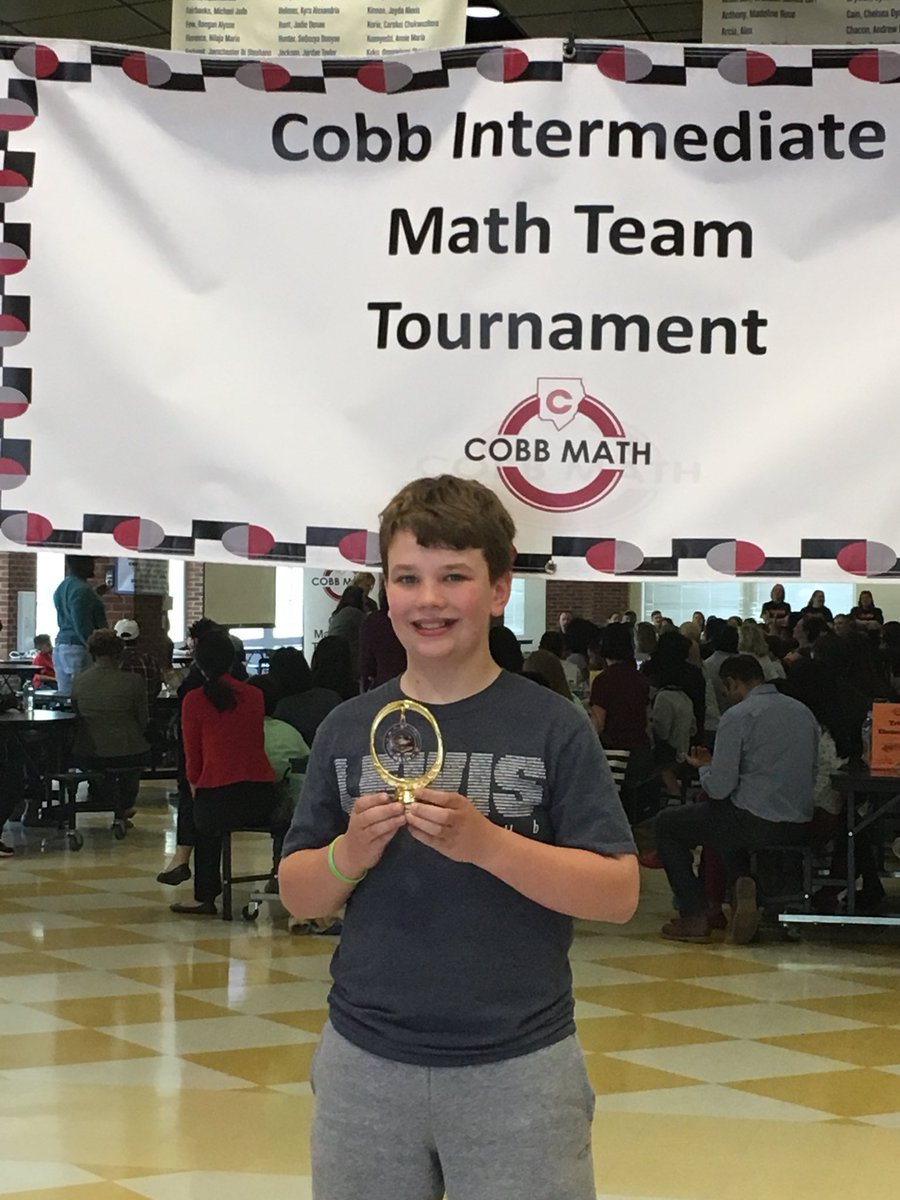 amandalovett's tweet photo. Beyond proud of @lewiselem1 Math Team!!!! As a team we went to the tie breaker round and ended up getting Honorable Mention out of 32 teams. Owen placed 3rd our of 128 students. #LiveLearnLovett #LewisLions https://t.co/ps9RID7T3s