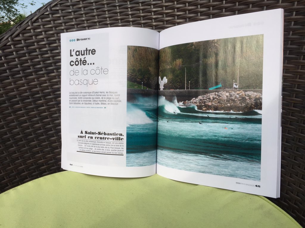 Cotebasquepeopl's tweet photo. 🌶AUTOPROMO 🌶 Le nouveau magazine "Pays Basques" de @sudouest sort mardi en kiosque ! 📍Avec des papiers gourmands et des idées de week-end à #Biarritz et de l'autre côté que j'ai écrits ! 
📌@JPGaultier est en couverture https://t.co/1ADKPcCokX