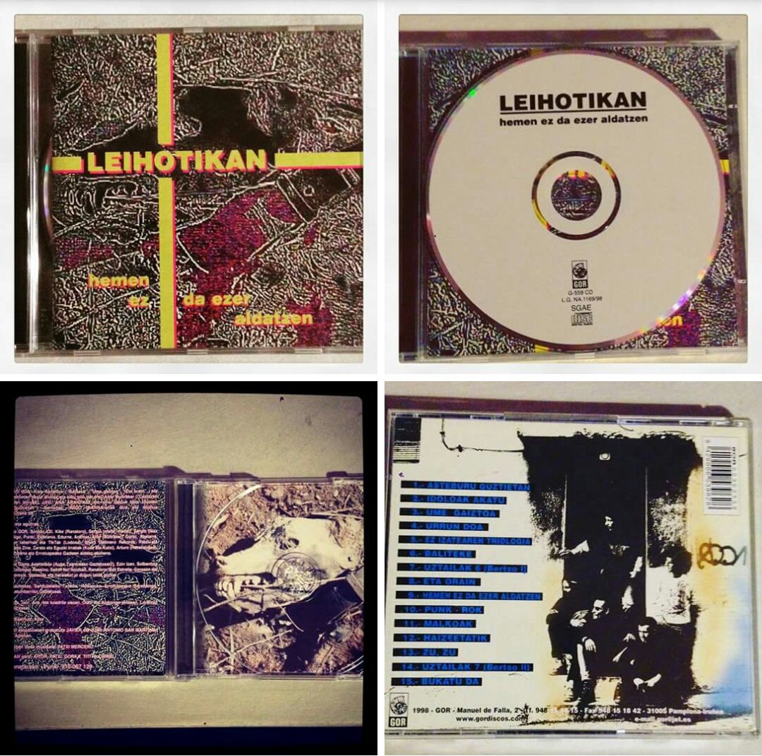 20 urte pasa dira #hemenezdaezeraldatzen# kaleratu genuetik <a href="/EstudioXXI/">Estudio XXI</a> n grabatua.
<a href="/gordiscos/">GOR Discos</a> @gorkitxuela75
20 años han pasado desde que sacamos nuestro primer disco.
Gustoko abestiren bat? ¿Tu canción favorita?