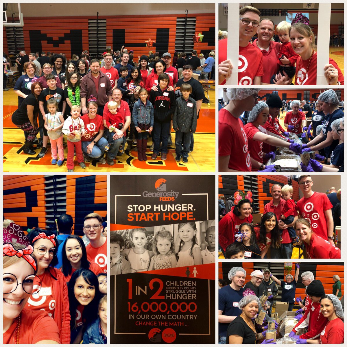 Over 20,000 meals packed today for our community! So much fun volunteering with #generosityfeedsmartinsburg #G499 #D457 #T2538 @target <a href="/Shaun_GoPack/">Shaun Simpson</a> <a href="/JHowellwv0506/">Jennifer Howell</a> <a href="/wmwwheels/">Whitney Mrozinski</a> <a href="/SextonRob/">Rob Sexton</a> @ShawnEnochs2538 #martinsburgwv #Target #NationalVolunteerWeek2018
