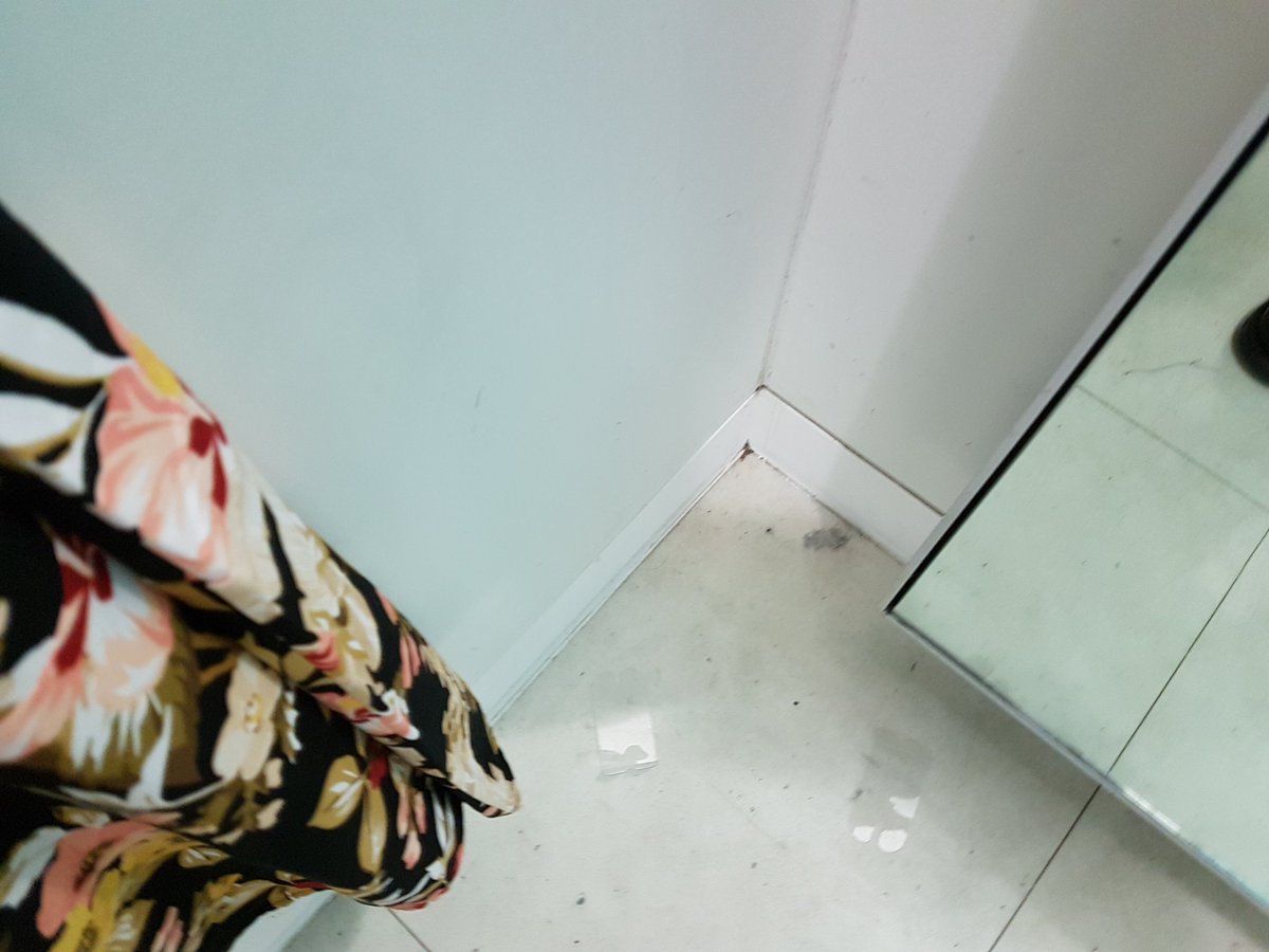<a href="/OutfitFashionUK/">Outfit Fashion</a> llanelli store looking grubby last week. I used to work in retail and the changing rooms always had to be immaculate. Looks like they haven't been mopped or hovered in days! Didn't feel comfortable walking in my bare feet on the floor. Not good enough #DirtyFloor