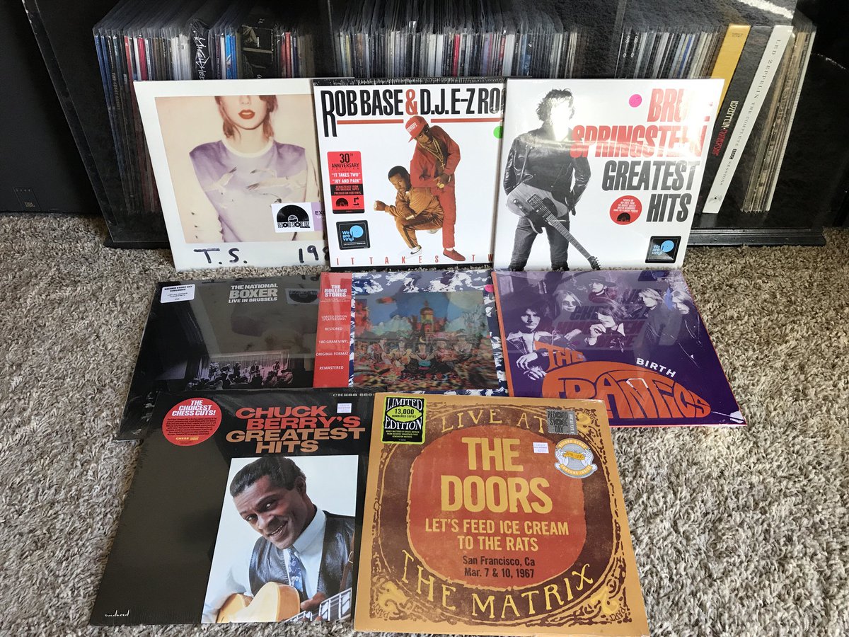 ColterPierce's tweet photo. #MVPledge just missing the other two T Swift records and the Boston Hardcore compilation. https://t.co/DVDIByri0J