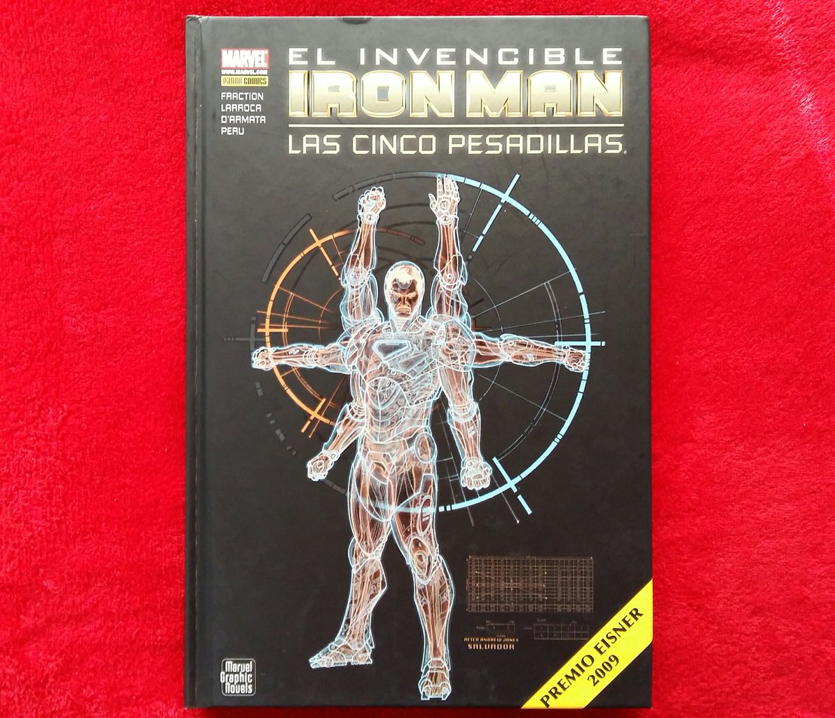 roxanasparrow's tweet photo. Acabo de leerme #lascincopesadillas de #IronMan una obra maestra con la que he disfrutado mucho #PremiosEisner2009 #ElInvencibleIronMan #Marvel #TonyStark #peperpots #comic #comics https://t.co/SmUFKjMl8k