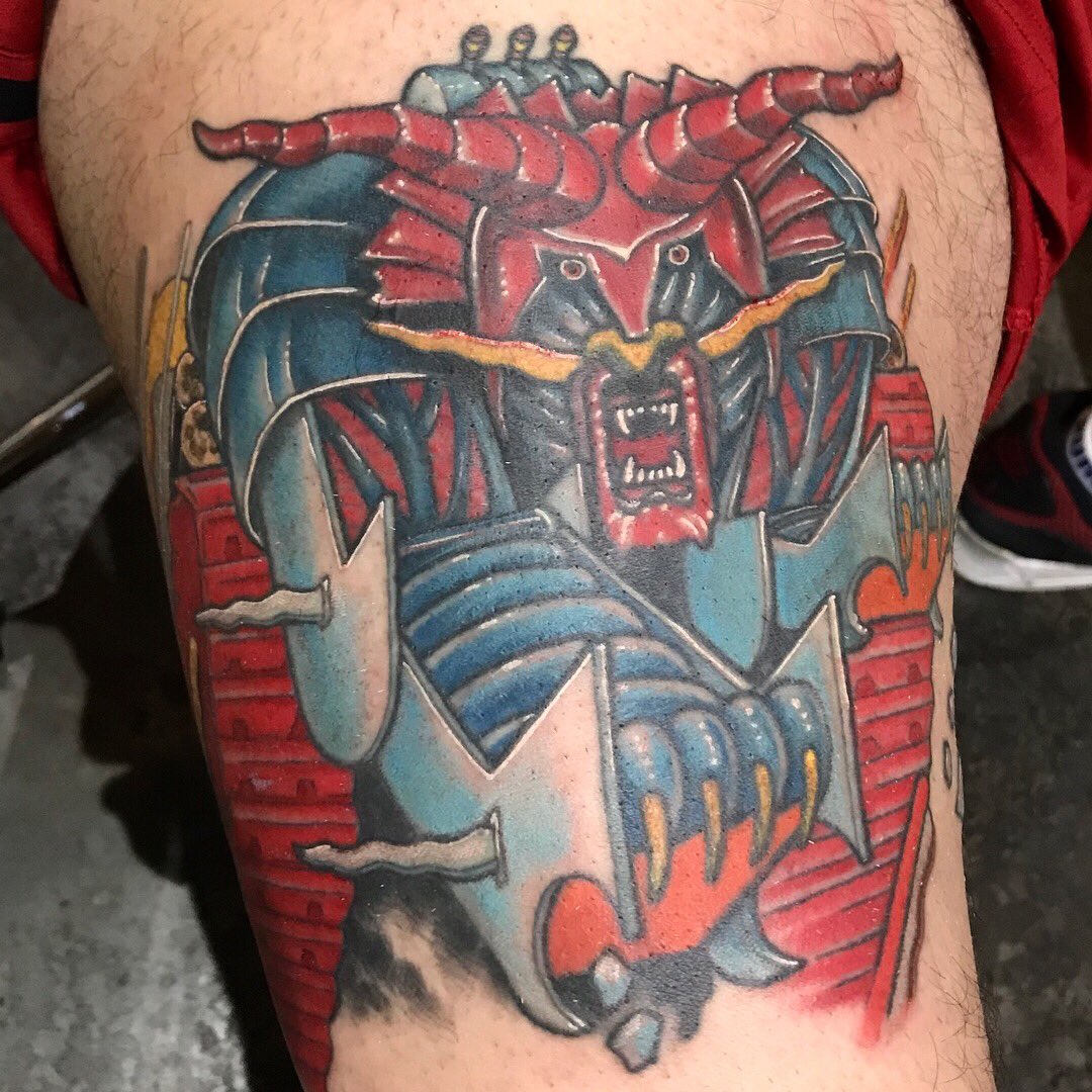 Samuel Townsley On Twitter We Are Defenders Of The Faith Finished Coloring Arthur S Tough Ass Metalion Last Night Judaspriest Defendersofthefaith Robhalford Metalgods Nwobhm Tattooed Battleroyaletattoo Battleroyalesd
