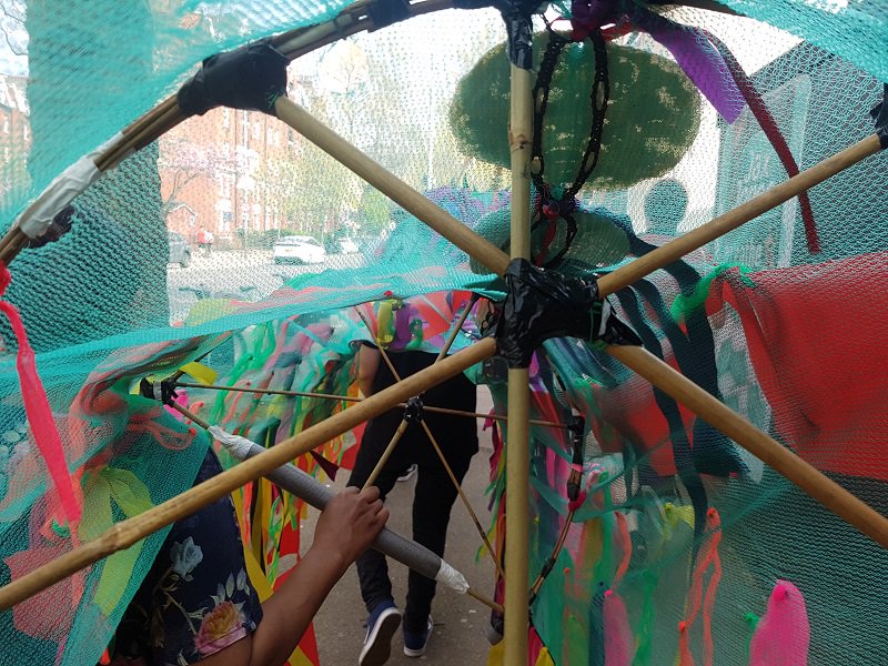 MFC_Arts's tweet image. That was fun! A sunny afternoon parade for our Dragon in St @GeorgeSouthwark Festival. Great work restoring the Dragon Li @ArtStars2007 + merry cheer to all those who came along.