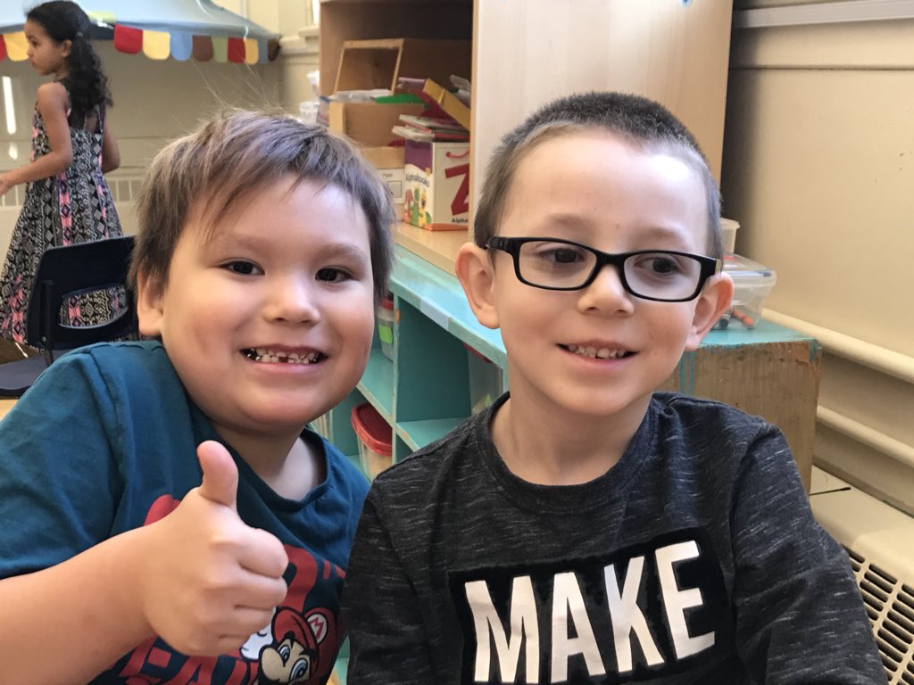 EPSFoundation's tweet photo. Today’s #NationalKindergartenDay &amp; our Kinders are #Thankful 2 our #Friends 4 the gift of #fulldayk An extra half day of learning helps kids who need additional supports by getting them ready 4 success in future grades &amp; life!  Friends welcome: https://t.co/TXCB4bUN5H #yeg https://t.co/jXW8b5e8Ea
