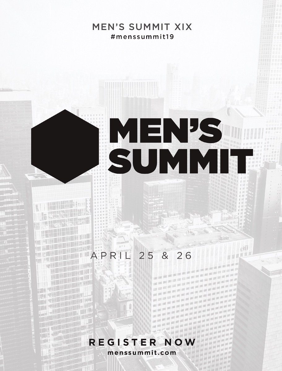 #MensSummit19 — ONLY $89 this is the LOWEST price it will be! Register TODAY, Link in bio!
