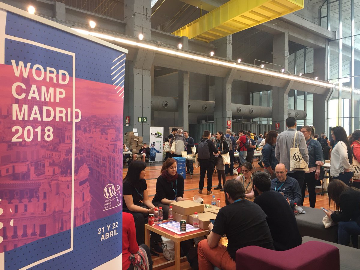 sonjaleix's tweet photo. What a great WordCamp and community! Muchas gracias a todos los ponentes, voluntarios y organizadores #WCMadrid https://t.co/QkgODwxlsH