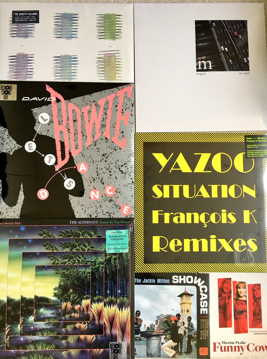 @RSDUK what I love about #rsd18  it how well stores know their customers  @RecordCorner your selection was superb! #Yazoo #TheDuruttiColumn #mogwai #JackieMittoo @RichardHawley #FleetwoodMac